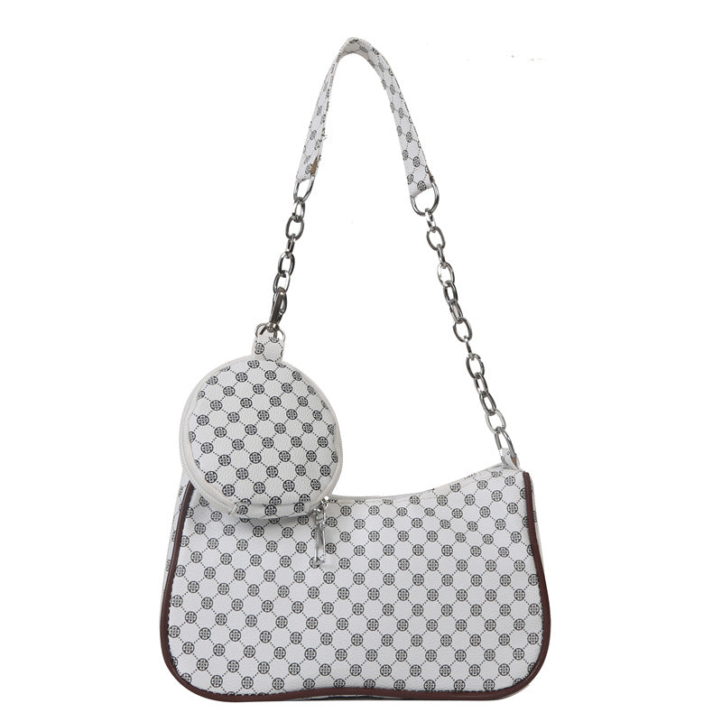 Retro Presbyopic Underarm Small Square Bag